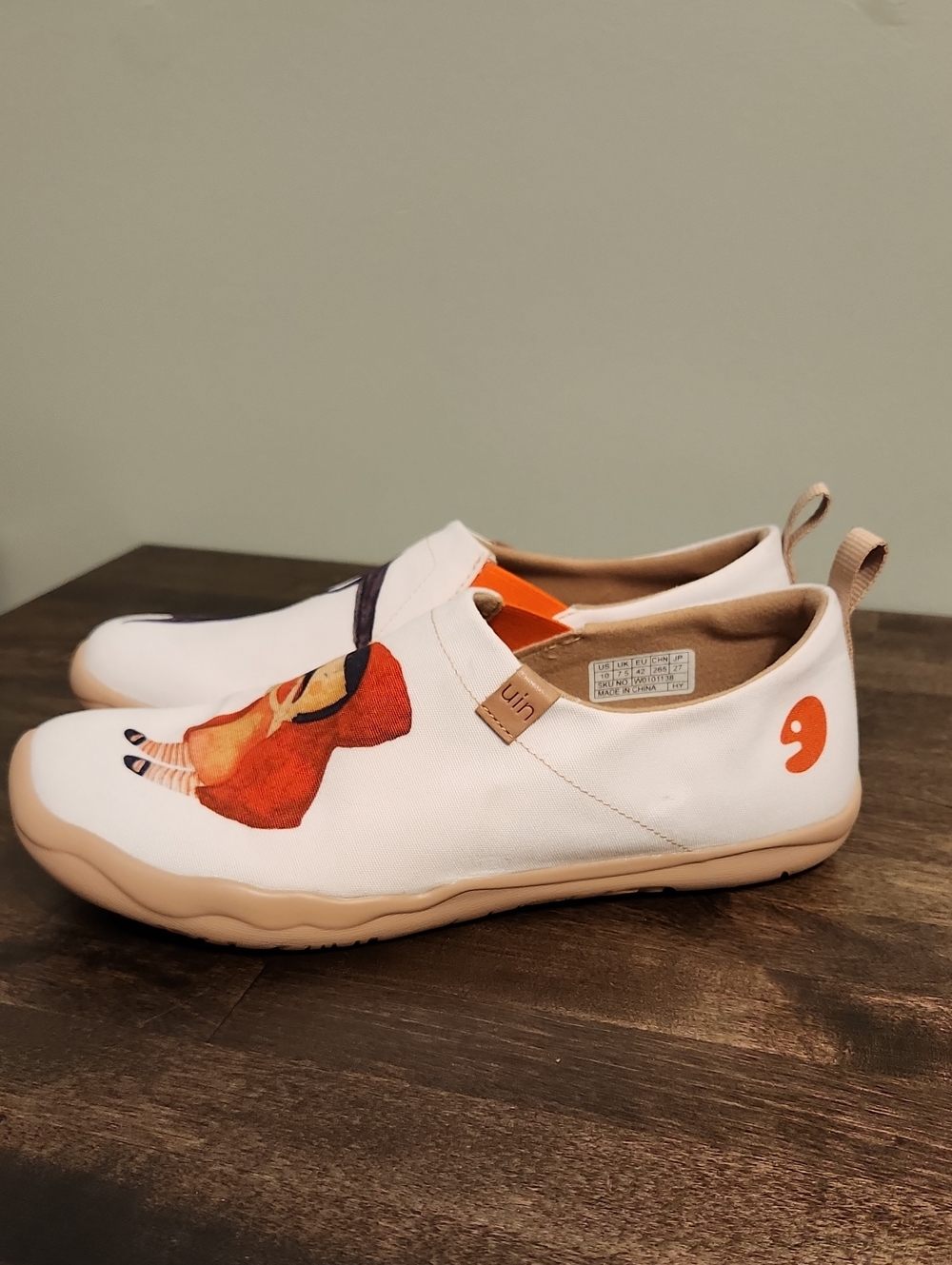 Uin Little Red Riding Hood Slip On Loafer Shoes - Picture 2 of 13